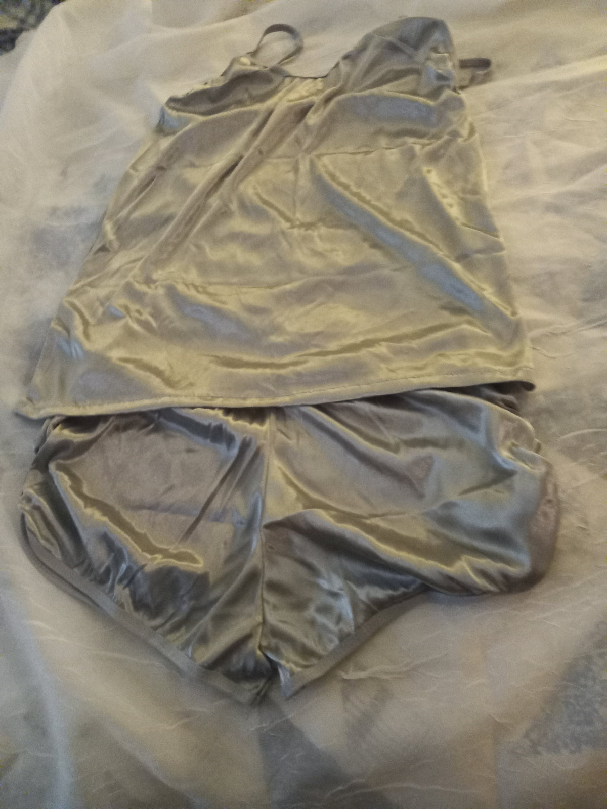New Silver 2 Piece Nightgown - Size Small