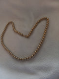 J 53  Gold Beaded Necklace
