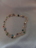 J 31  Gold and Multi Colored Beaded Necklace
