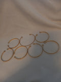 J 29 Set of 7 Gold Bracelets