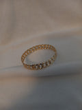 J 78  Gold Solid Chain Bracelet