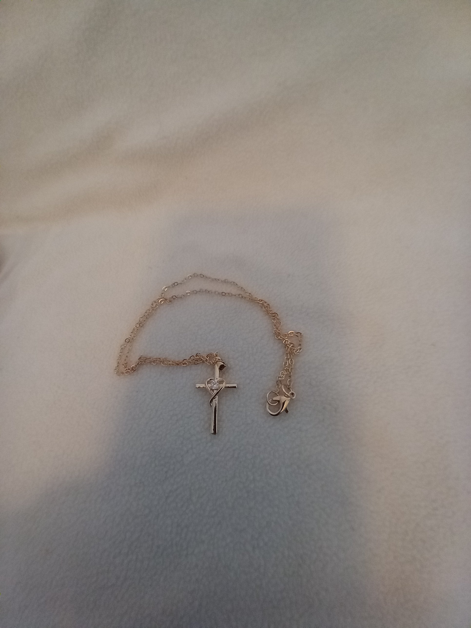 J 26  Gold Cross Necklace
