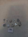 J 94  Lot of 10 Charms for Scrapbooking or Jewelry