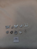 J 98  Lot of 10 Charms for Scrapbooking or Jewelry