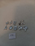 J 99  Lot of 10 Charms for Scrapbooking or Jewelry