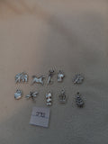 J 93  Lot of 10 Charms for Scrapbooking or Jewelry
