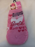 Girls Mattel Barbie Love Socks Size 6-8