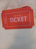 Pink Ticket Makeup Bag