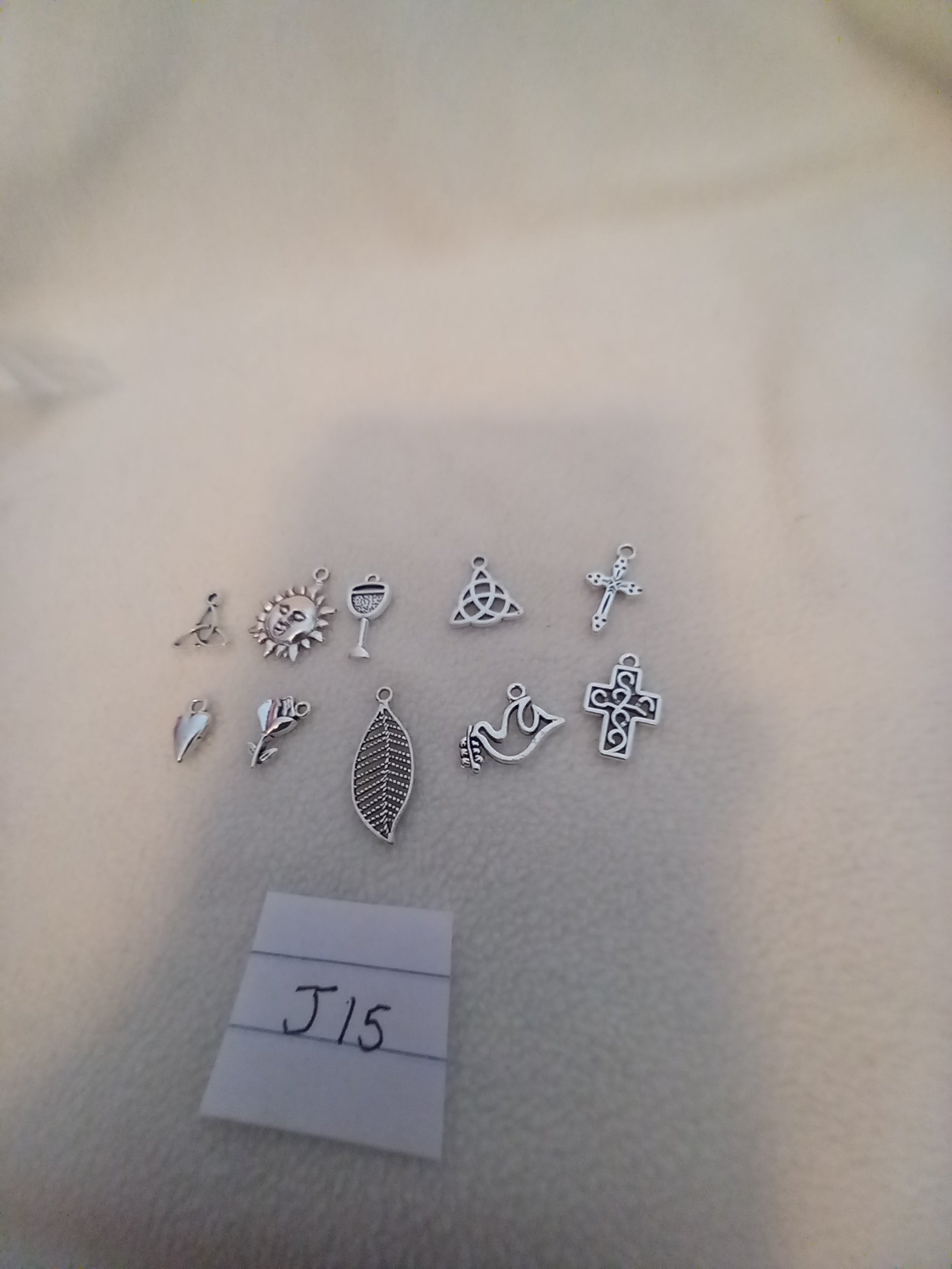 J 15  Lot of 10 Scrapbooking Charms
