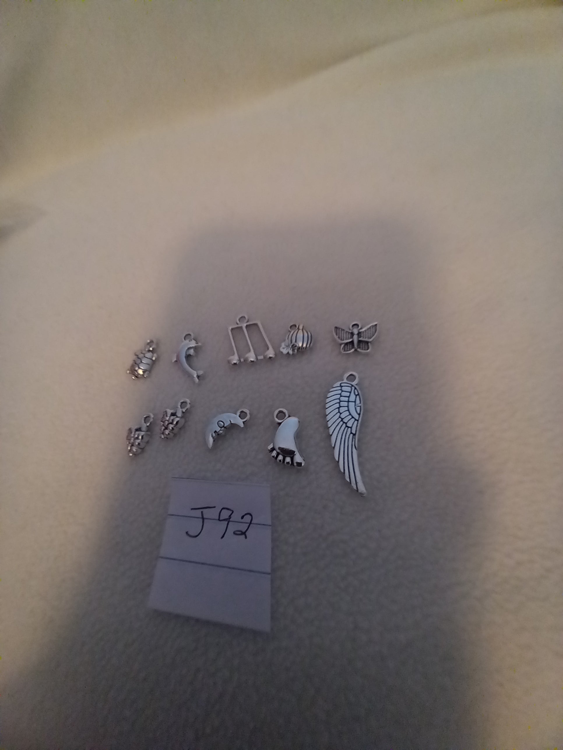 J 92  Lot of 10 Scrapbooking Charms