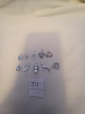 J 12  Lot of 10 Scrapbooking Charms