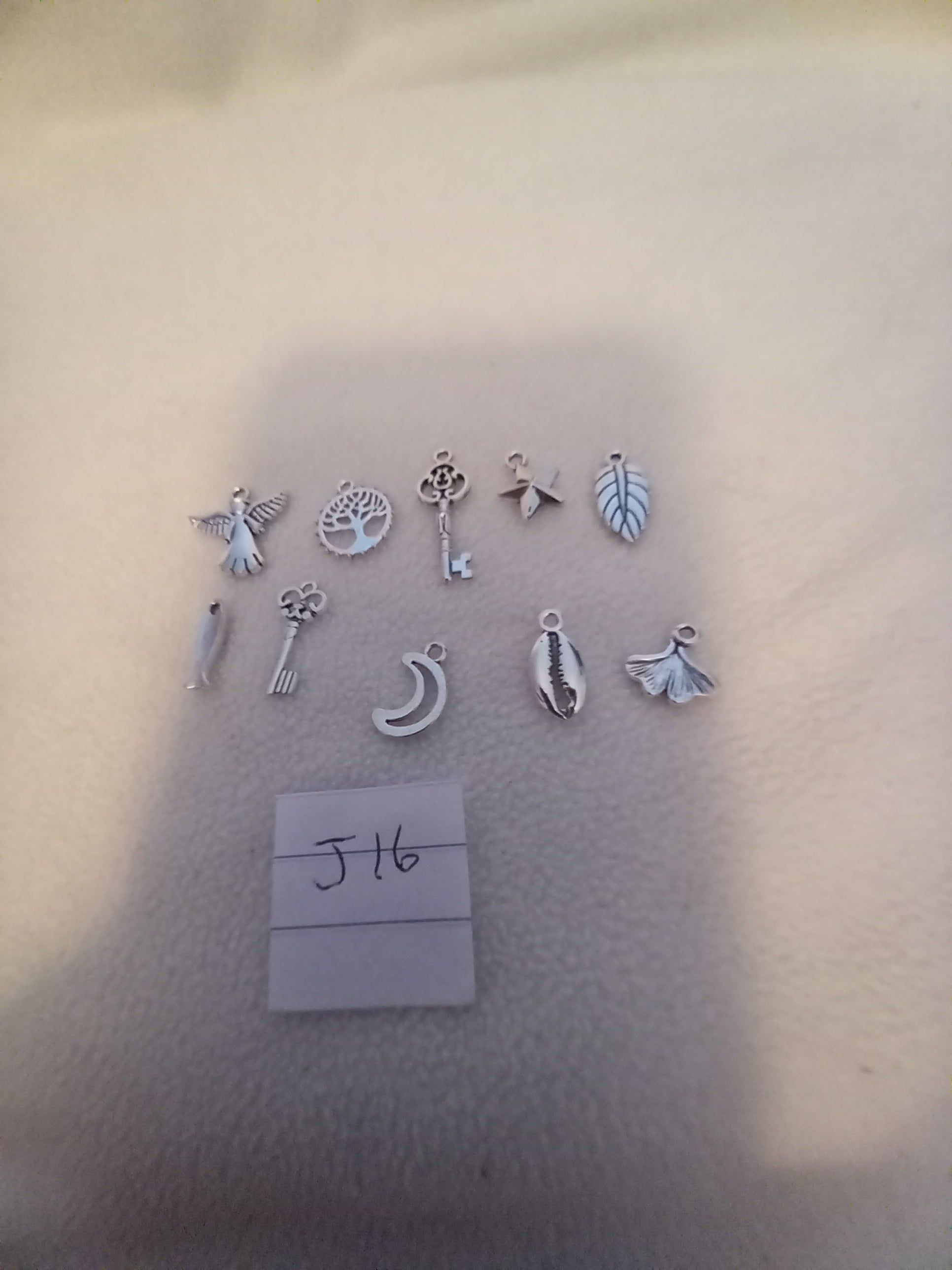 J 16  Lot of 10 Scrapbooking Charms