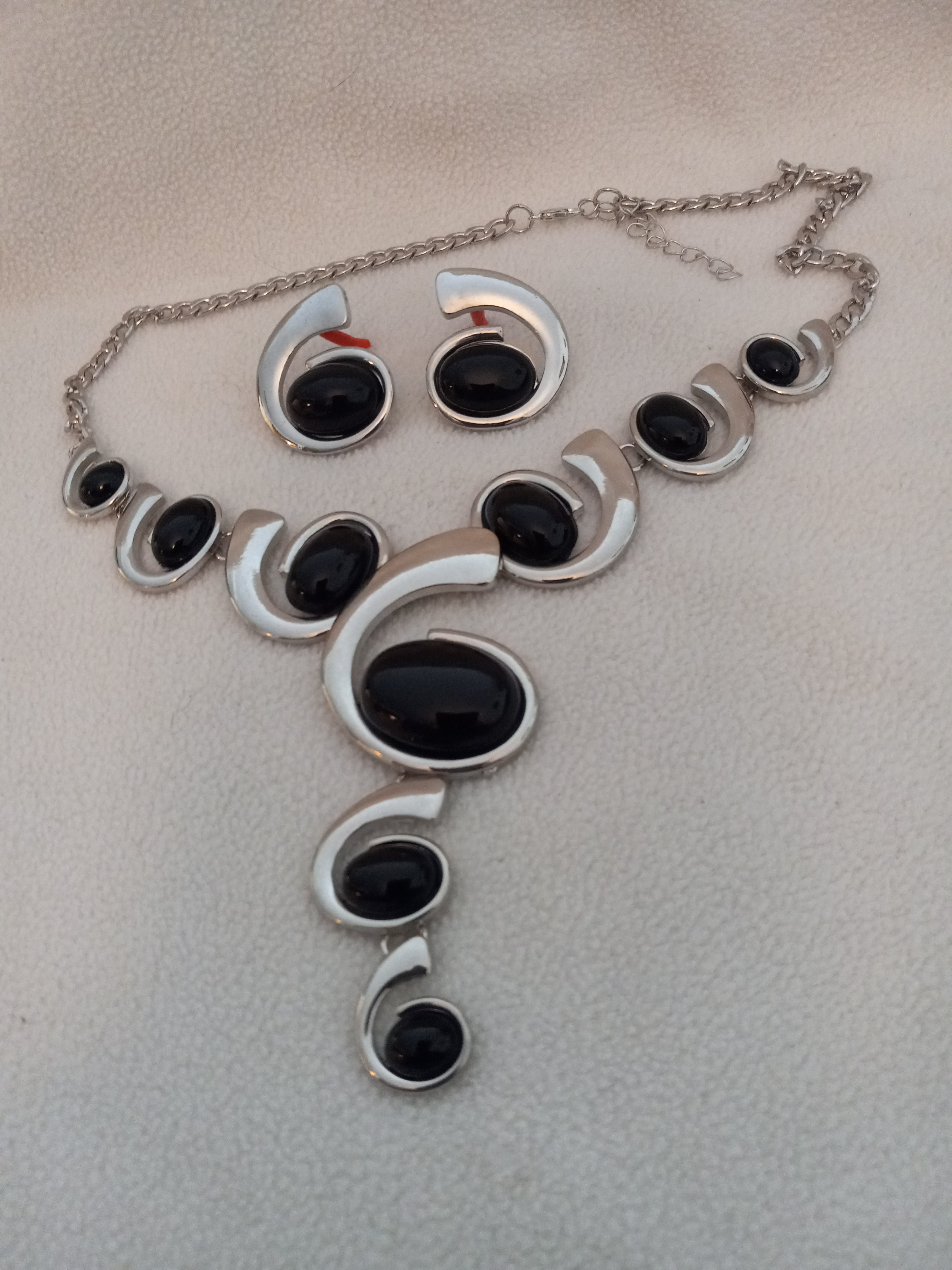 J 137  Statement Piece Necklace and Earring Set