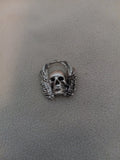 J 145  Silver Skull Pendant / Focal Point