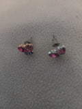 J 172  Butterfly Beaded Earrings