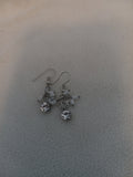 J 187  Opal-look Stud Earrings