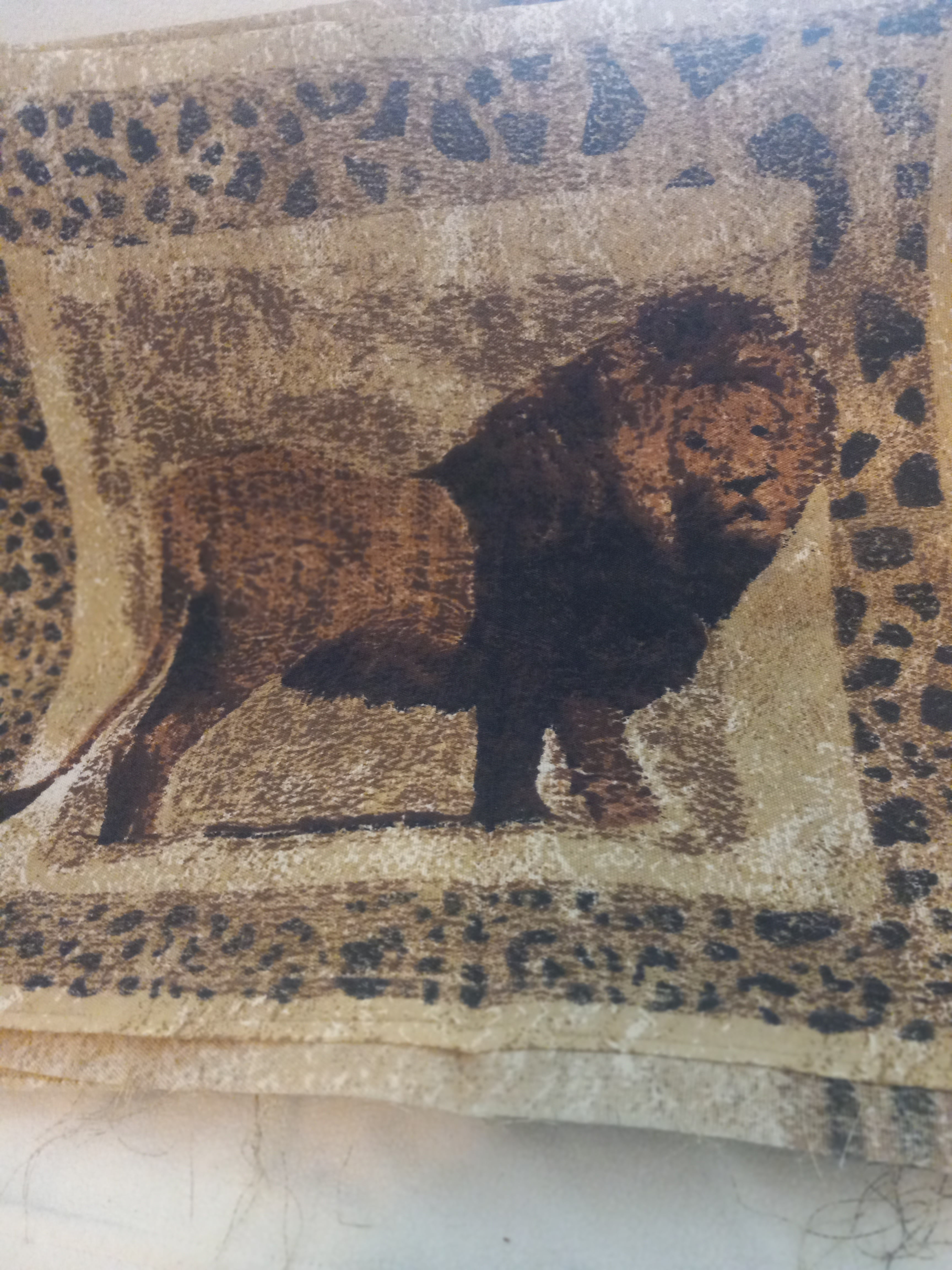 A 72 African Design Pillow Panels