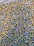 A 76  Purple / Yellow Floral Fat Quarter