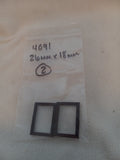 M 6  Dollhouse Miniatures 2 Picture Frames