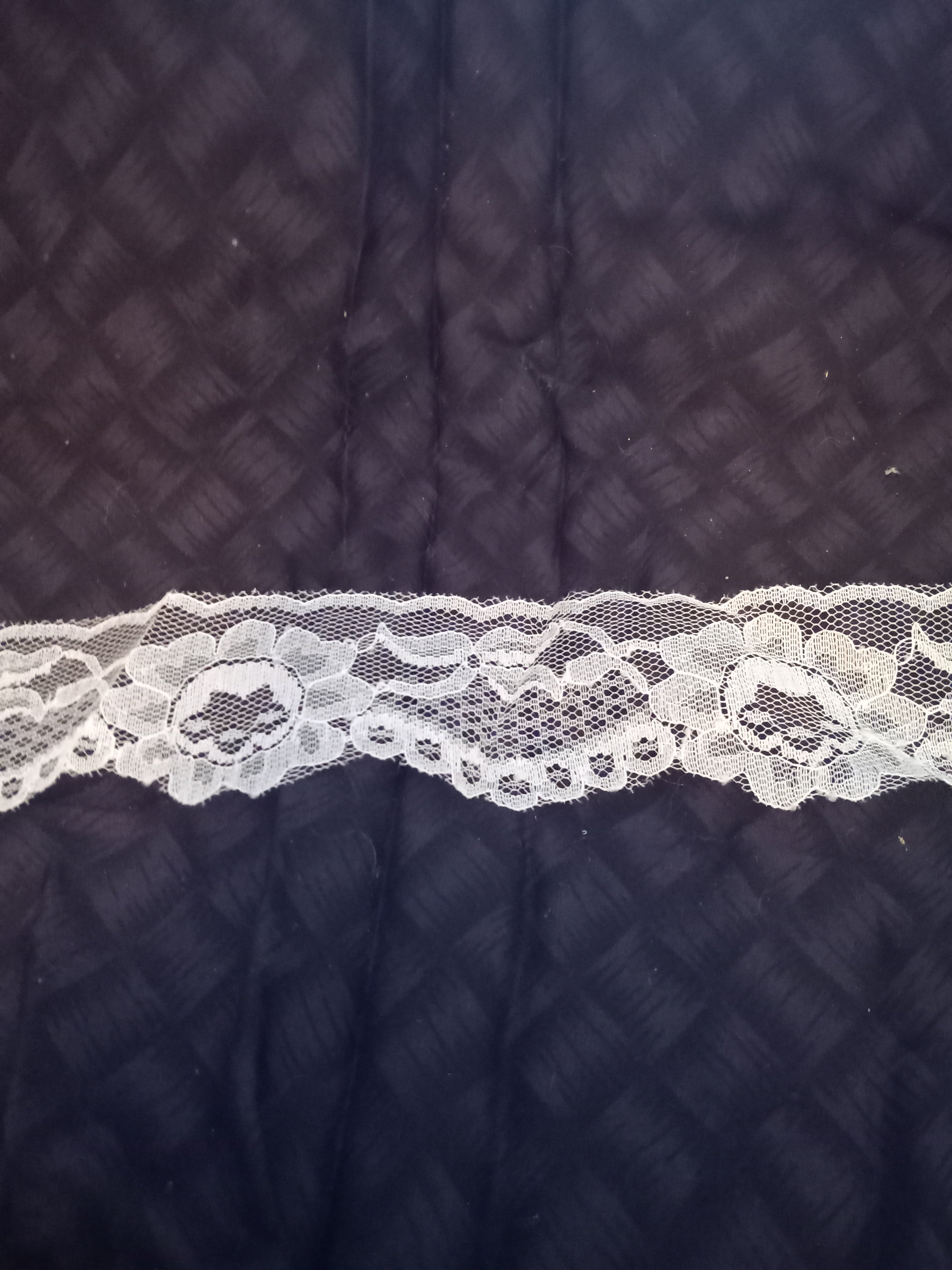 F 190  White 1 3/4 Inch Lace Trim