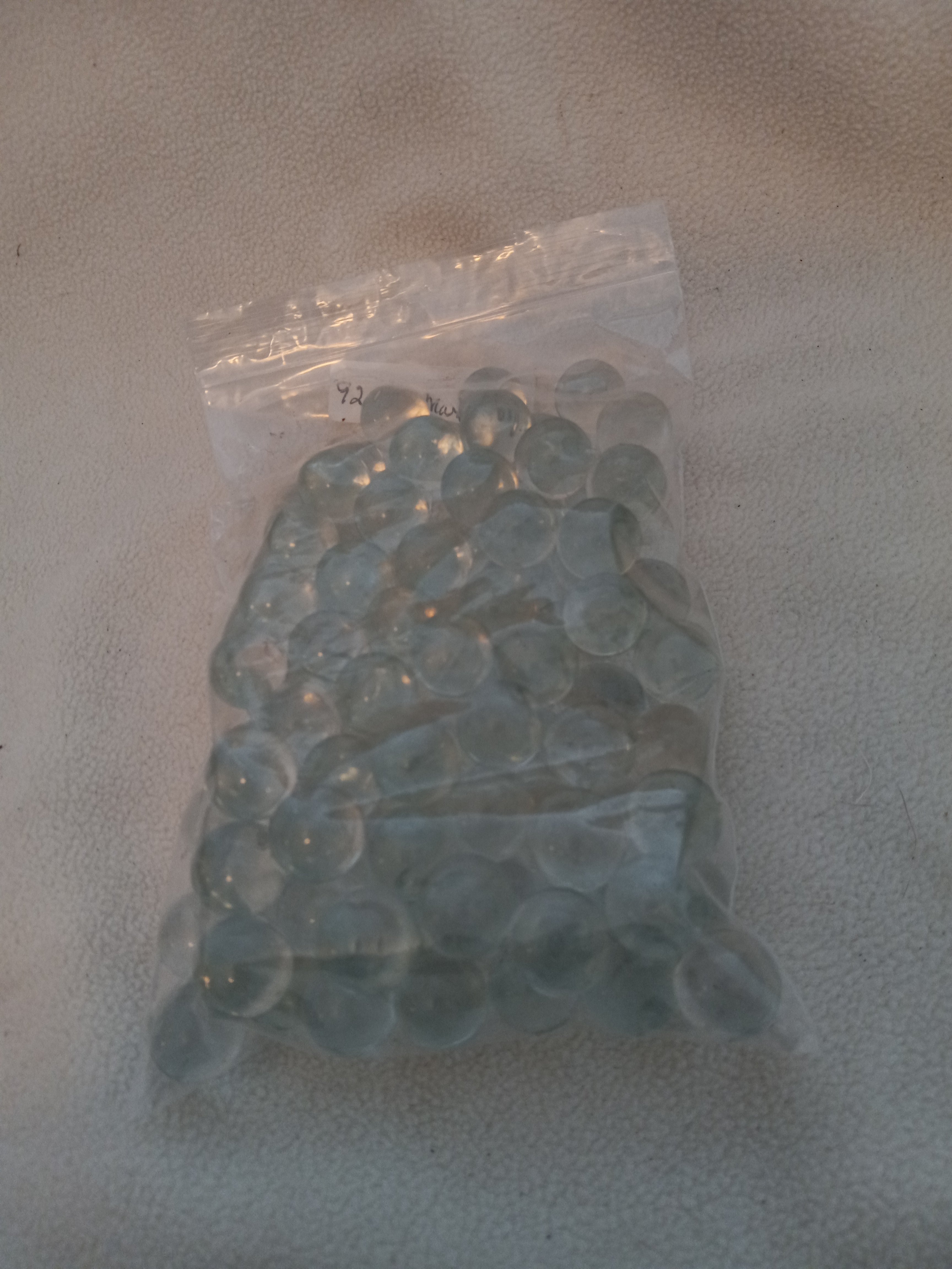 92 Clear Marbles for Plants and Aquariums