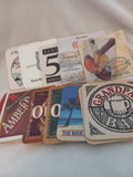 19 Assorted Square Drink Coasters