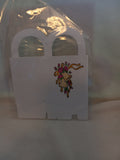 3 inch x 3 inch Treat Box - Wedding Bells with Yellow Ribbon
