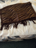43 x 25 Scarf - Brown and Tan