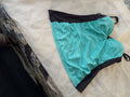 Black and Green Swim Top Size Medium