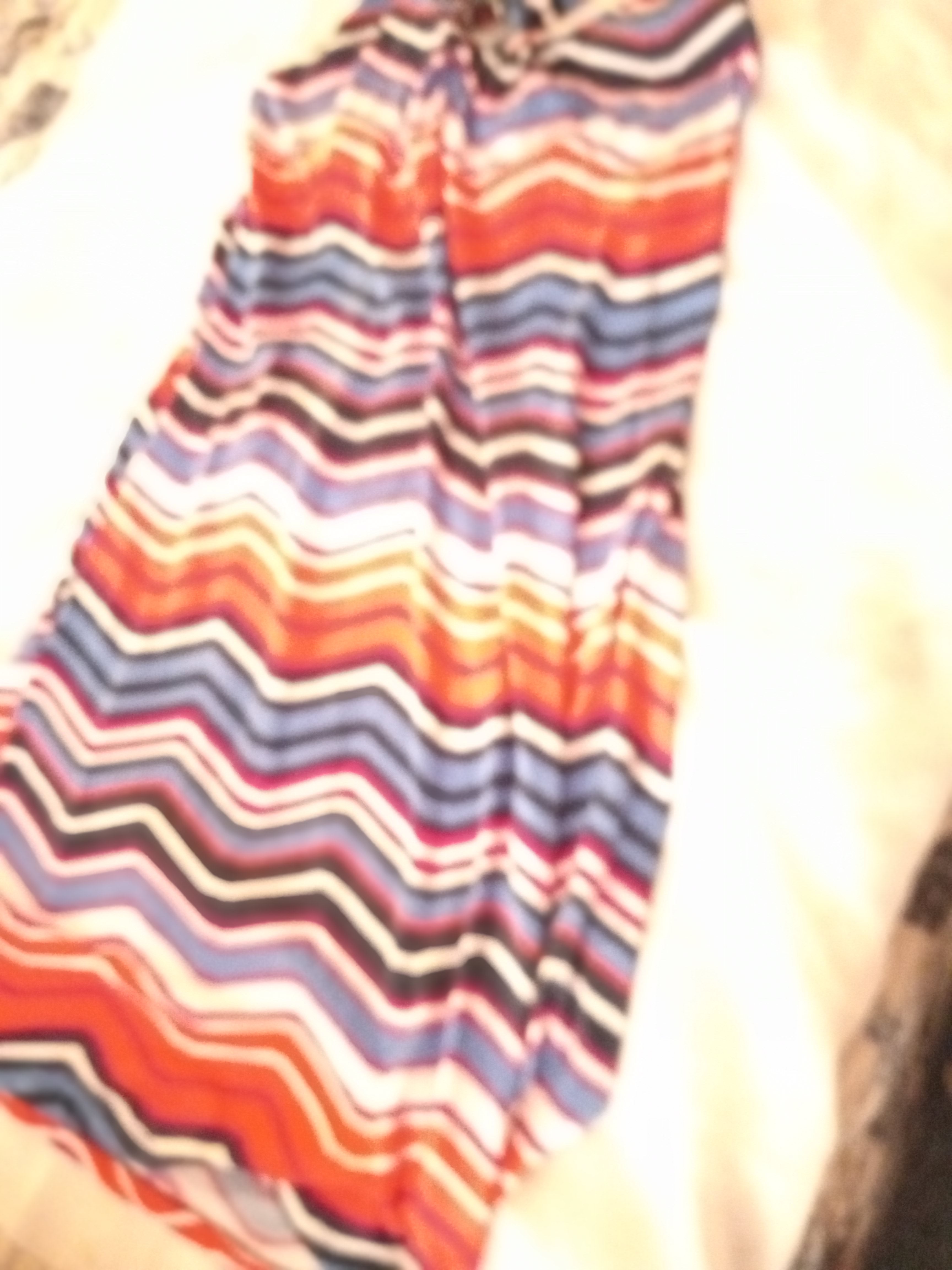 New Directions Striped Cotton Blend Dress - Size Small