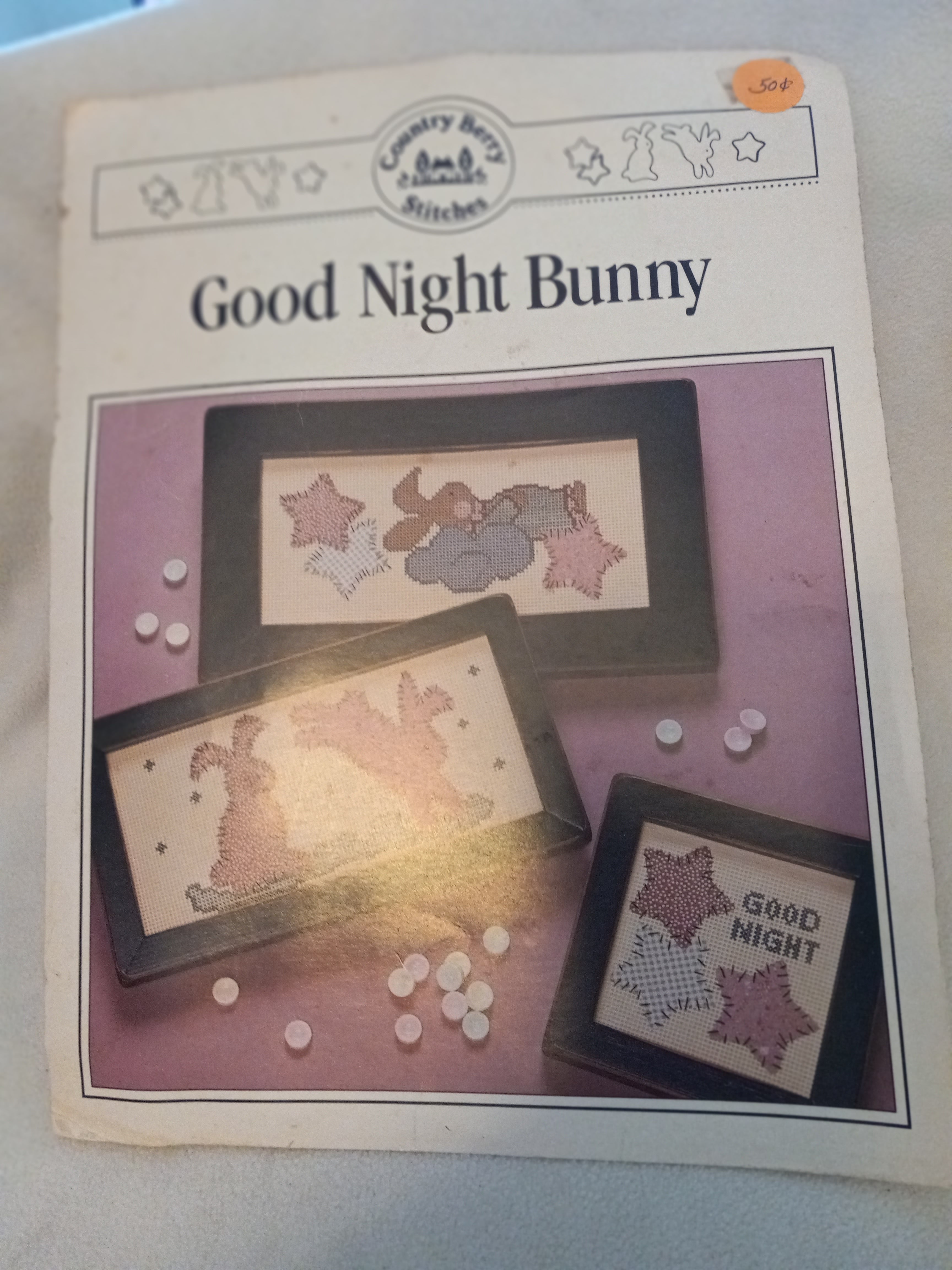 Country Berry Stitches - Good Night Bunny