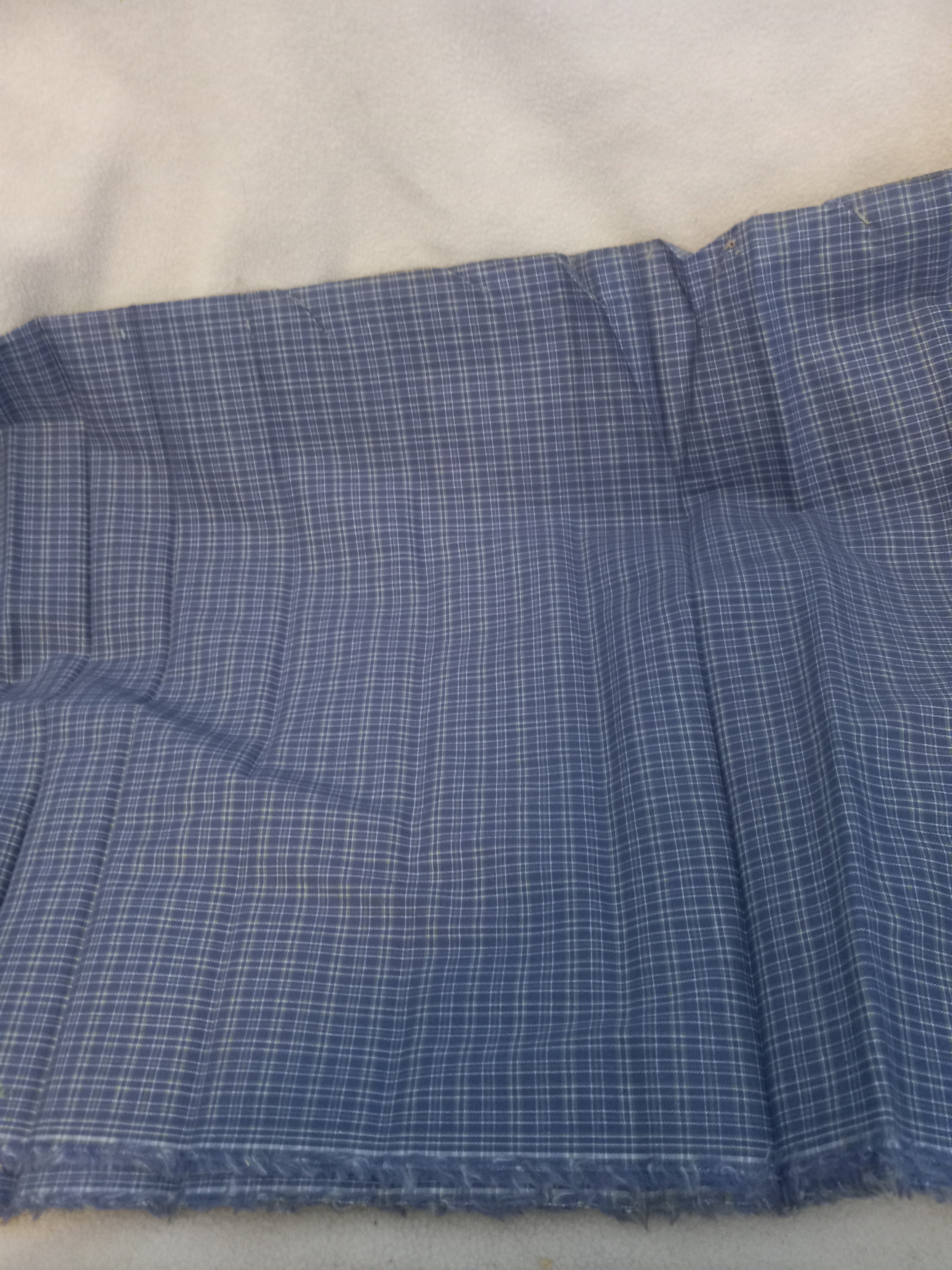 F 201 - Mini Blue Plaid Fat Quarter