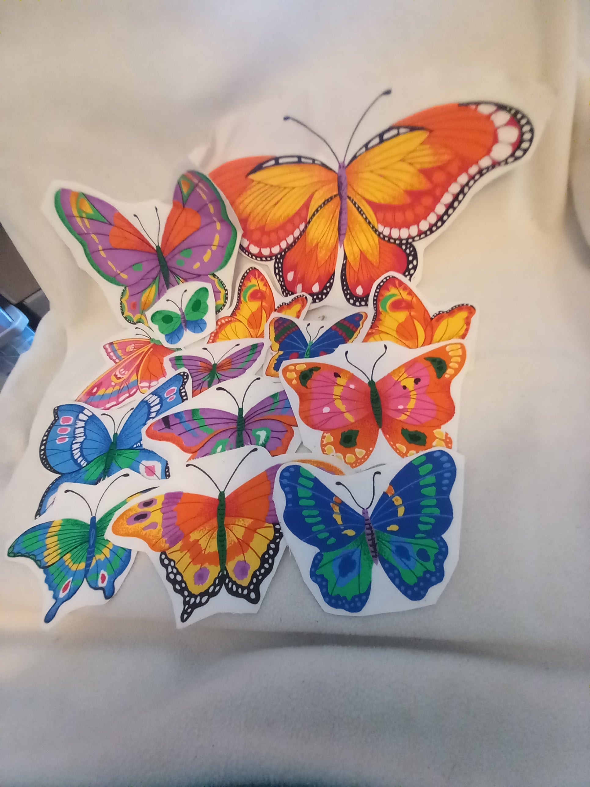 14 Assorted Butterfly Appliques