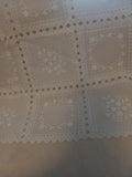 26 1/4 inches x 15 3/4 inches White Plastic Doily