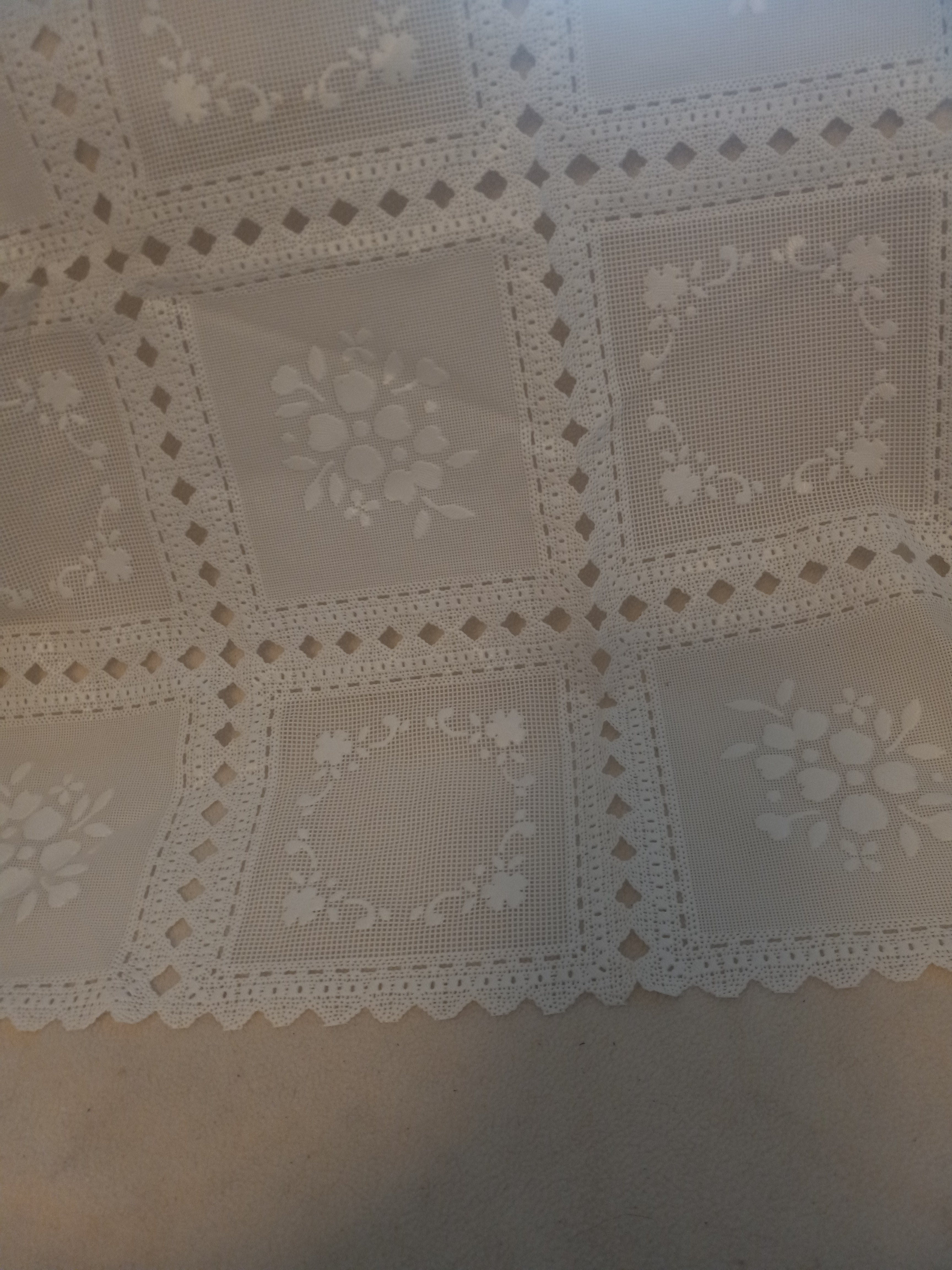 26 1/4 inches x 15 3/4 inches White Plastic Doily