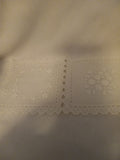 5 1/4 inch x 10 1/2 inch White Plastic Doily