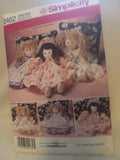 New Simplicity 2462 - 21 inch Doll and Clothes