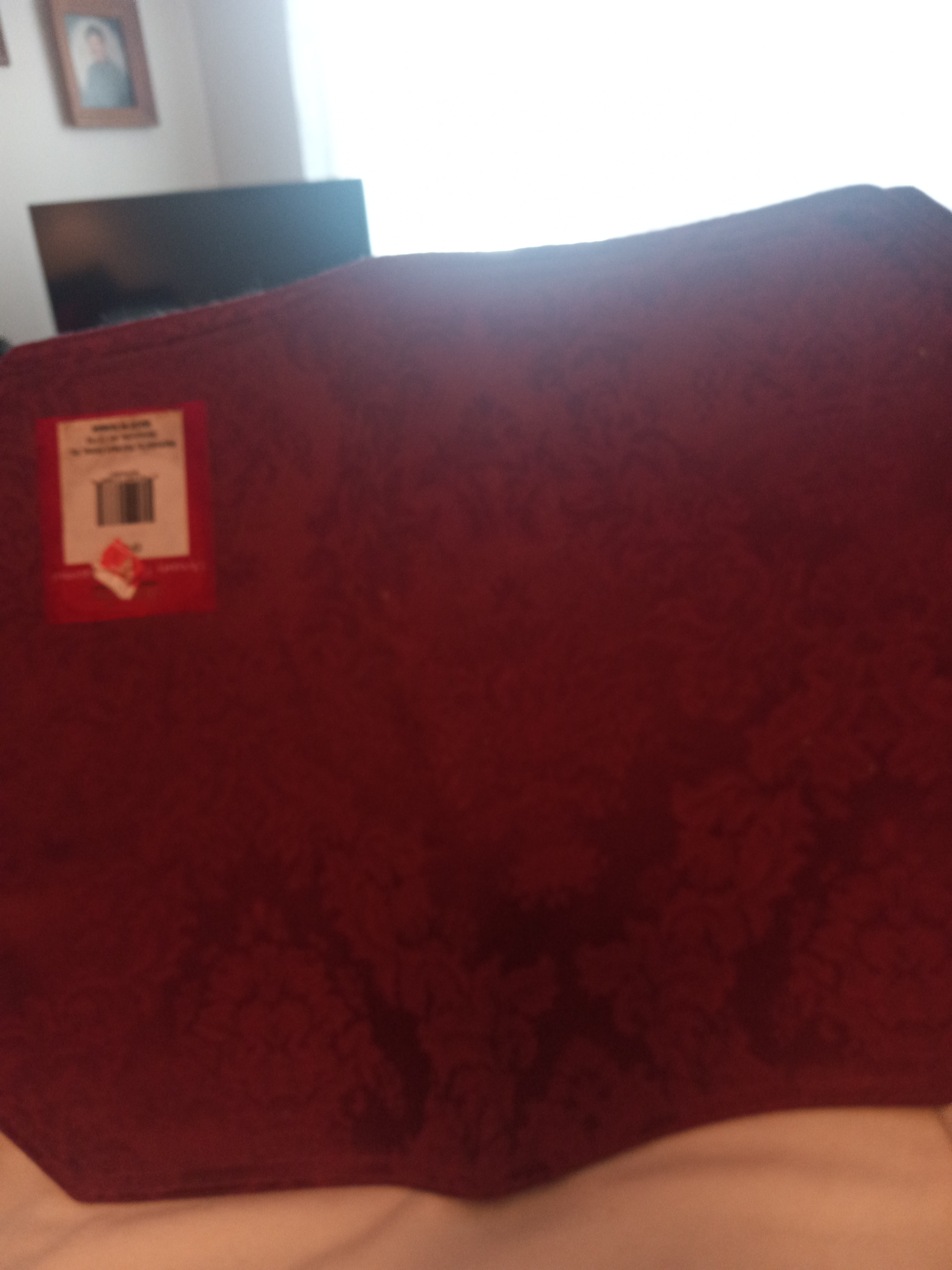 4 New Dynasty Burgundy Place Mats
