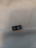 J 238  Engineers Man's Wedding Ring Size 9