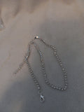 J 226  Tennis Style Necklace - Silver and Cubic Zirconia
