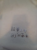 J 200  Lot of 10 Silver Scrapbooking Charms