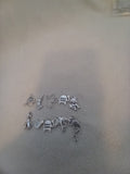 J 89  Lot of 10 Silver Scrapbooking Charms