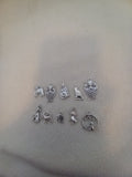 J 203  Lot of 10 Silver Scrapbooking Charms