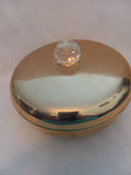 6 inch Vintage Brass Candy Dish With Lid