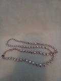 J 257  Pink Hearts Necklace