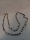 J 251  Silver 30 inch Chain Necklace
