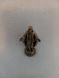 M 11  Bronze 2 inch Tall Jesus Statue for Dollhouse Miniatures 1/12 Scale