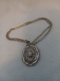 J 253  Vintage Gold Pendant Necklace