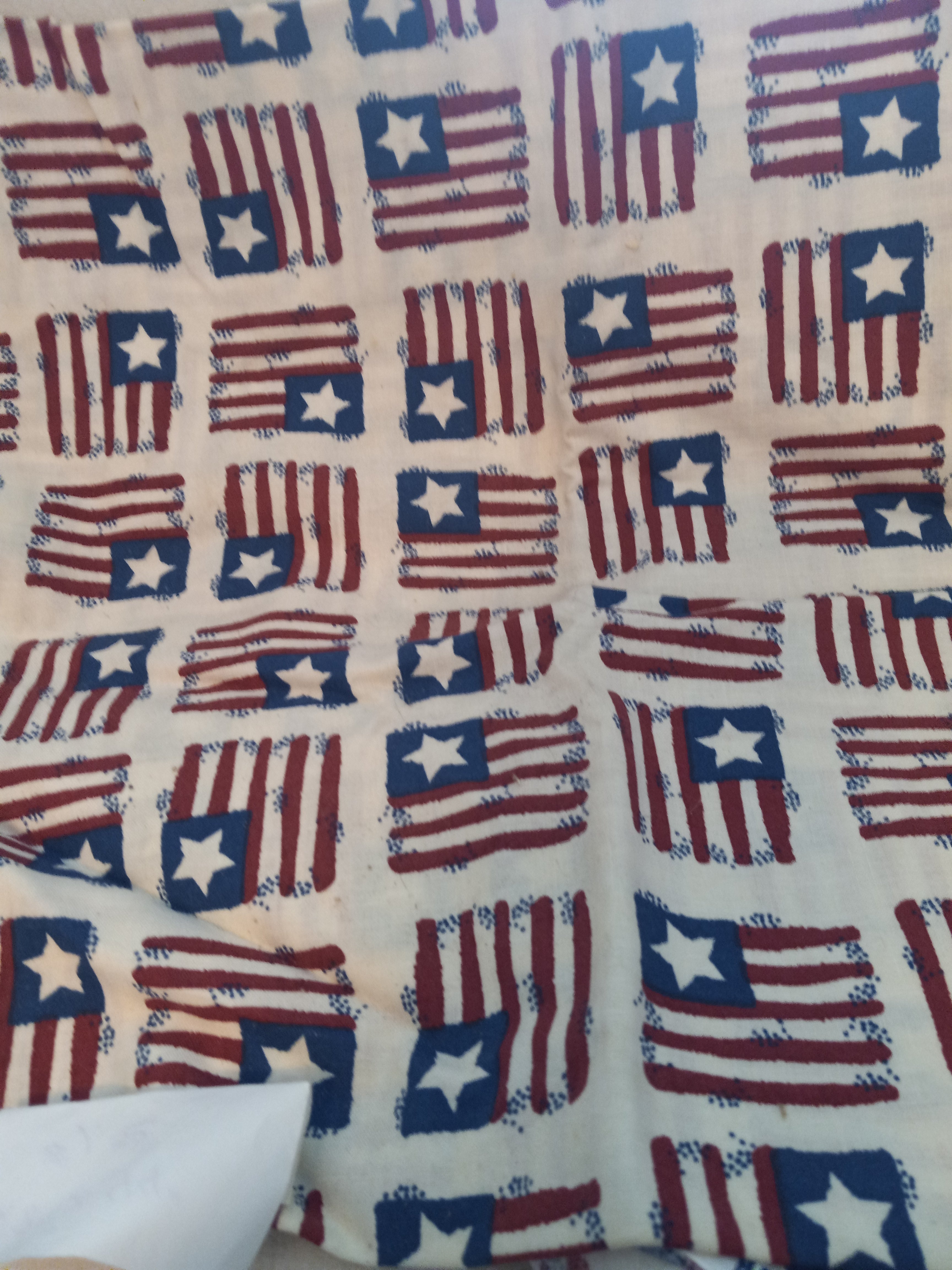 F 218  Flags Fabric 28 inches x 44 inches