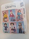 McCall's Crafts 3474 Wardrobe for 18 inch Doll